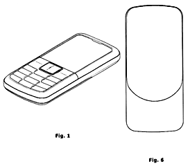 Imagen de la patente MODELO INDUSTRIAL DE TELEFONO CELULAR.