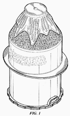 Imagen de la patente MODELO INDUSTRIAL DE ENVASE PARA ALIMENTO.