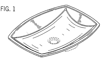 Imagen de la patente MODELO INDUSTRIAL DE LAVABO.
