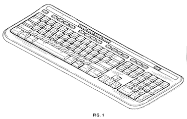 Imagen de la patente MODELO INDUSTRIAL DE TECLADO.