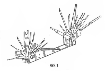 Imagen de la patente MODELO INDUSTRIAL DE DISPOSITIVO ARNES HERRAMENTAL PARA CABLEADO.