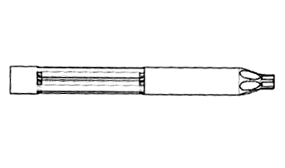 Imagen de la patente MODELO INDUSTRIAL DE TUBO AMARTILLADO PARA COLUMNA DE DIRECCION
