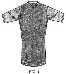 Imagen de la patente MODELO INDUSTRIAL DE CAMISETA DEPORTIVA.