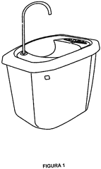 Imagen de la patente MODELO INDUSTRIAL DE TANQUE DE INODORO CON LAVAMANOS.