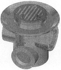 Imagen de la patente MODELO INDUSTRIAL DE COLADERA PARA PISO DE INTERIORES.