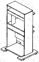 Imagen de la patente MODELO INDUSTRIAL DE MUEBLE MINI TORRE