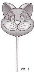 Imagen de la patente MODELO INDUSTRIAL DE PALETA DE CARAMELO EN FORMA DE GATO