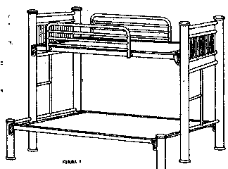 Imagen de la patente MODELO INDUSTRIAL DE CAMA Y LITERA