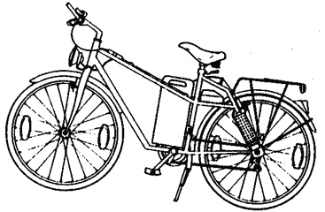 Imagen de la patente MODELO INDUSTRIAL DE BICICLETA ELECTRICA