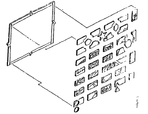 Imagen de la patente MODELO INDUSTRIAL DE JUEGO DE ROMPECABEZAS GEOMETRICO