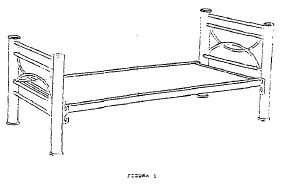 Imagen de la patente MODELO INDUSTRIAL DE CAMA