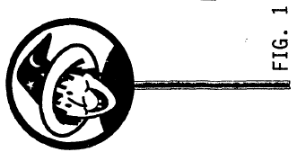 Imagen de la patente MODELO INDUSTRIAL DE PALETA DE CARAMELO EN FORMA DE CARITA DE BRUJA SONRIENTE COMPRENDIDO EN UN CIRCULO