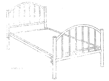 Imagen de la patente MODELO INDUSTRIAL DE CABECERA Y RODAPIE PARA CAMA