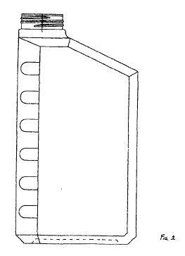 Imagen de la patente MODELO INDUSTRIAL DE ENVASE PARA LUBRICANTES