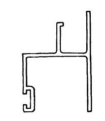 Imagen de la patente MODELO INDUSTRIAL DE PERFIL DE ZOCLO CABEZAL PARA EL ENSAMBLE DE PUERTAS O VENTANAS