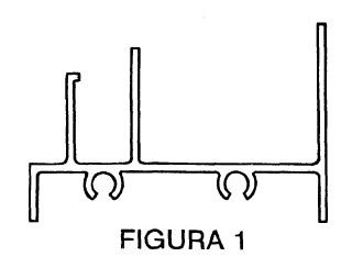 Imagen de la patente MODELO INDUSTRIAL DE PERFIL DE CABEZAL PARA EL ENSAMBLE DE PUERTAS O VENTANAS