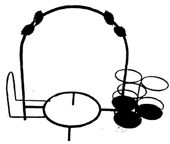 Imagen de la patente MODELO INDUSTRIAL DE SOPORTE PARA PLATOS Y CUBIERTOS CON SERVILLETERO PARA MESA DE BUFFET