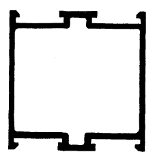 Imagen de la patente MODELO INDUSTRIAL DE PERFIL INTERMEDIO PARA EL ENSAMBLE DE PUERTAS O VENTANAS