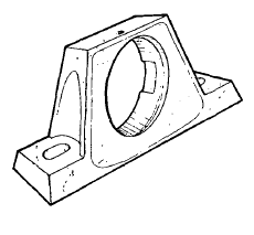 Imagen de la patente MODELO INDUSTRIAL DE CAJA CHUMACERA PARA FLECHAS GIRATORIAS DE TRANSMISION MECANICA.