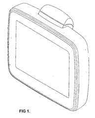Imagen de la patente MODELO INDUSTRIAL DE SOPORTE Y CARCASA PARA DISPOSITIVO DE NAVEGACION.