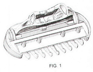 Imagen de la patente MODELO INDUSTRIAL DE CARTUCHO PARA MAQUINA PARA CORTAR CABELLO.