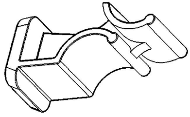 Imagen de la patente MODELO INDUSTRIAL DE SEGURO DE SOPORTES PARA MESA.
