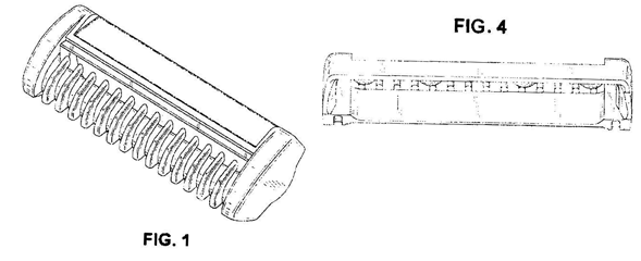 Imagen de la patente MODELO INDUSTRIAL DE CARTUCHO PARA RASURAR.