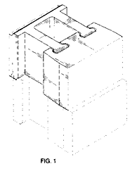 Imagen de la patente MODELO INDUSTRIAL DE BLOQUE CON MULTICOMPONENTES DE RETENCION PARA PARED.