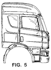 Imagen de la patente MODELO INDUSTRIAL DE CABINA DE TECHO DE CUPULA ALTA DE PROTECCION PARA CAMION.