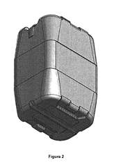 Imagen de la patente MODELO INDUSTRIAL DE RECIPIENTE APILABLE DE POLIETILENO.