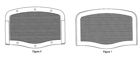 Imagen de la patente MODELO INDUSTRIAL DE RESPALDO PARA SILLA