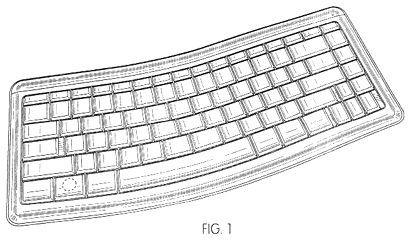 Imagen de la patente MODELO INDUSTRIAL DE TECLADO.