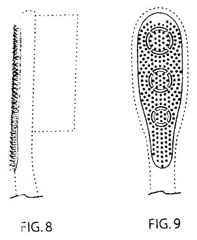 Imagen de la patente MODELO INDUSTRIAL DE PORCION SUPERIOR DE CEPILLO DE DIENTES