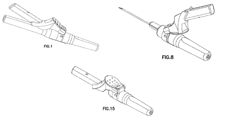 Imagen de la patente MODELO INDUSTRIAL DE DISPOSITIVO DE AGUJA PARA LA EXTRACCION DE SANGRE DE MANERA SEGURA.