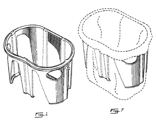 Imagen de la patente MODELO INDUSTRIAL DE DISPOSITIVO DE SUJECION DE BOLSA PARA VOMITO.