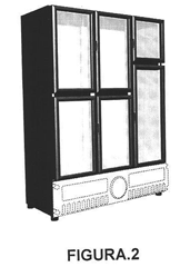 Imagen de la patente MODELO INDUSTRIAL DE REFRIGERADOR