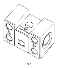 Imagen de la patente MODELO INDUSTRIAL DE ESTEREO.