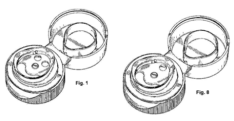 Imagen de la patente MODELO INDUSTRIAL DE TAPA DISPENSADORA.