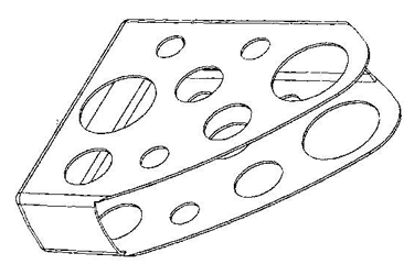 Imagen de la patente MODELO INDUSTRIAL DE PORTA DOCUMENTOS.