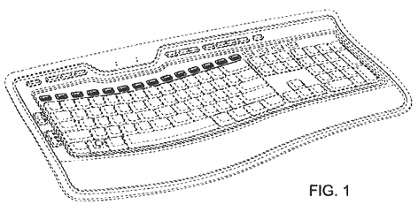 Imagen de la patente MODELO INDUSTRIAL DE PORCIoN DE TECLADO.