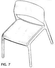 Imagen de la patente MODELO INDUSTRIAL DE SILLA.