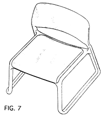 Imagen de la patente MODELO INDUSTRIAL DE SILLA.