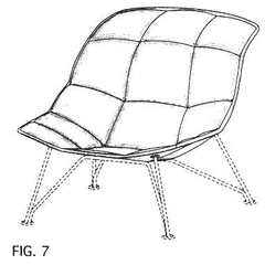 Imagen de la patente MODELO INDUSTRIAL DE SILLA.
