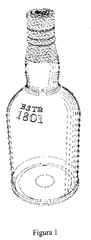 Imagen de la patente MODELO INDUSTRIAL DE BOTELLA.