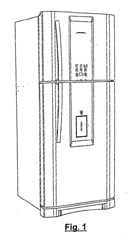 Imagen de la patente MODELO INDUSTRIAL DE REFRIGERADOR.