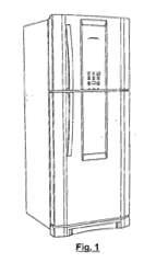 Imagen de la patente MODELO INDUSTRIAL DE REFRIGERADOR.