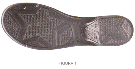 Imagen de la patente MODELO INDUSTRIAL DE SUELA PARA CALZADO