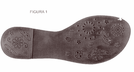 Imagen de la patente MODELO INDUSTRIAL DE SUELA PARA CALZADO