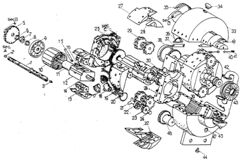 Imagen de la patente MOTOR DE COMPRESION Y EMPUJE POR ASPAS