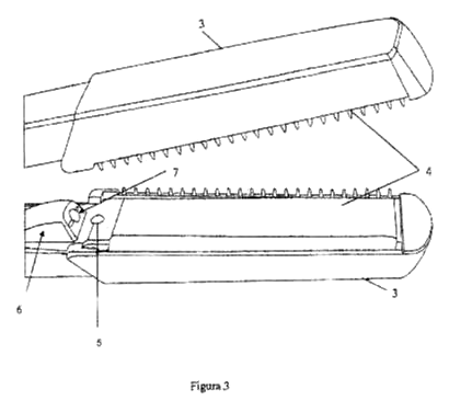 Imagen de la patente PLANCHA ELECTRICA PARA ALACIAR CABELLO